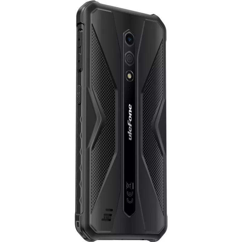 Robuuste smartphone UleFone Armor X12 — 3 GB RAM, 32 GB opslag, geheel in zwart