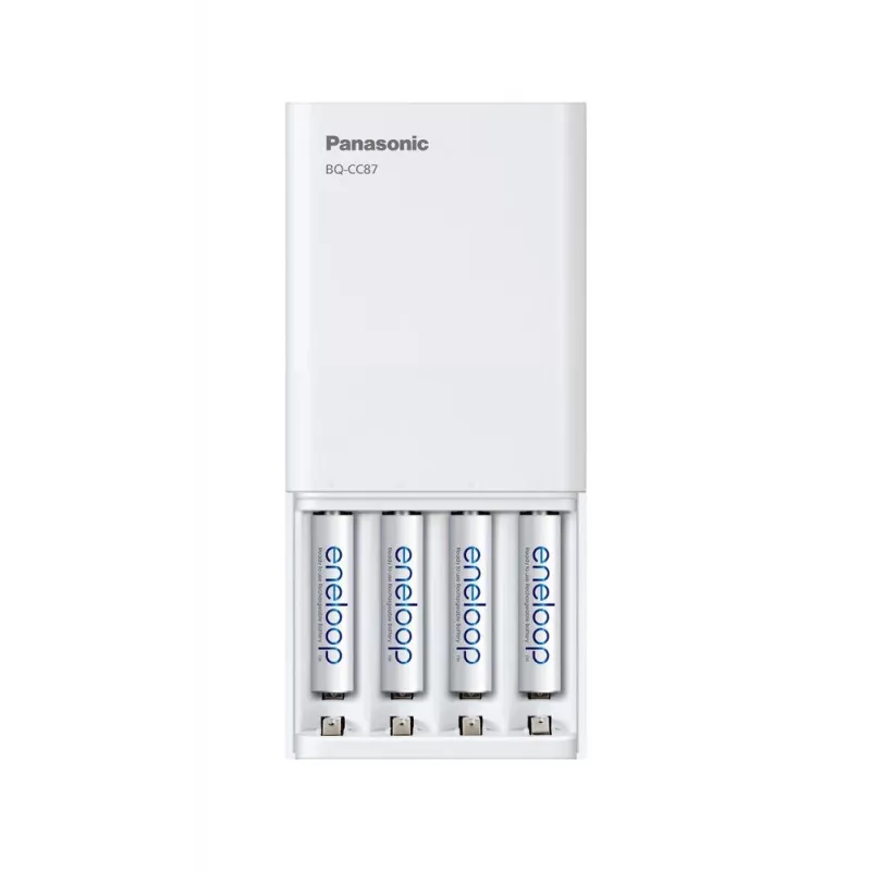 USB-lader PANASONIC Eneloop Smartplus BQ-CC87 + 4x AA 2000 mAh (K-KJ87MCD40USB)