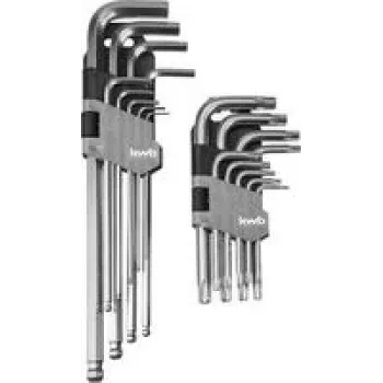 Inbussleutelset KWB 147790 — 8-delig metrisch set, robuust staal