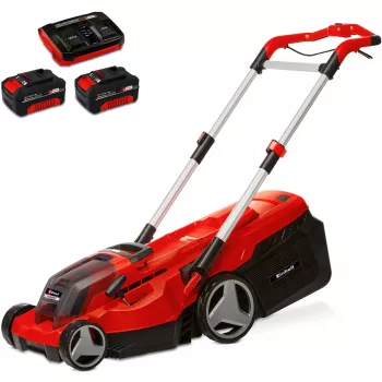 Professionele accu-grasmaaier RASARRO 36/38, 36 volt (2x18 V) (rood/zwart, 2x lithium-ion-accu 4,0 Ah)