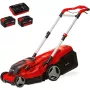 Professionele accu-grasmaaier RASARRO 36/38, 36 volt (2x18 V) (rood/zwart, 2x lithium-ion-accu 4,0 Ah)