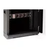 DeLOCK 43417 10 inch netwerkkast 6U met glazen deur, zwart