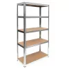 Topeshop Opslagrek G9030 Gereedschapsopslagrek, vrijstaand, verzinkt staal, MDF