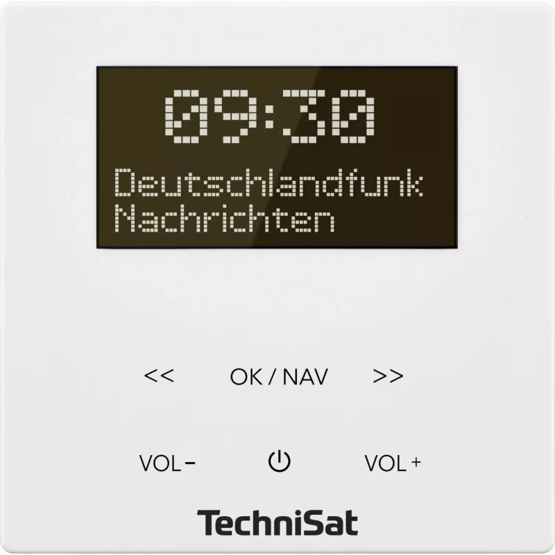 TechniSat DigitRadio UP 55 - DAB-radio - 2 x 2 watt - wit (0001/3901)