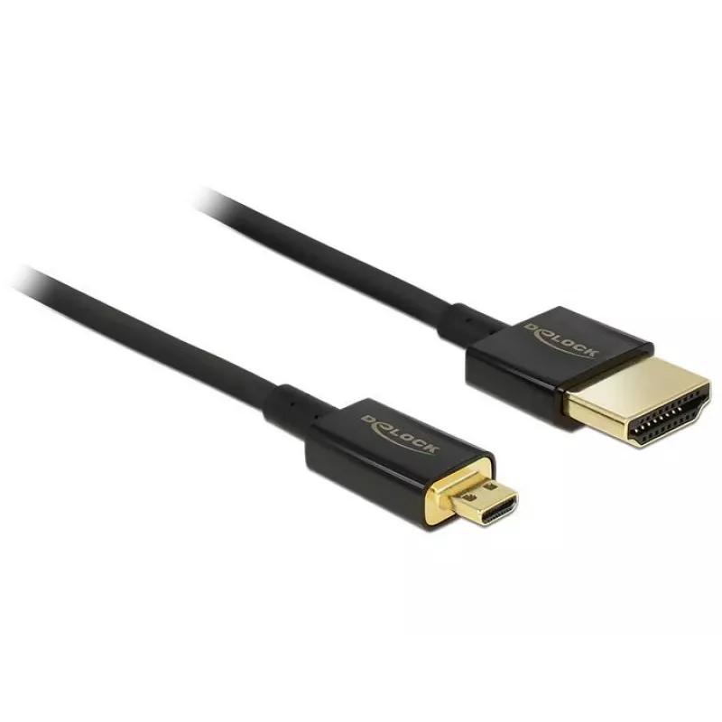 HDMI-kabel DeLOCK HDMI-A/HDMI Micro-D 2m
