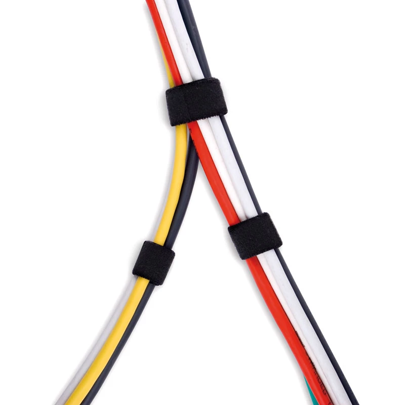 LABEL THE CABLE LTC PRO rolband, dubbelzijdig klittenband, 25 m geel