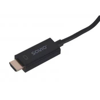 SAVIO videokabel-adapter DisplayPort naar HDMI Type A CL-56, 1,5 m, zwart