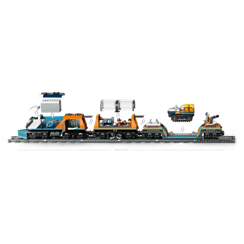LEGO CITY 60470 Poolonderzoeker Polar Express Arctische trein