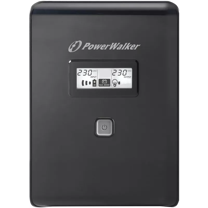 PowerWalker VI 2000 LCD 2 kVA 1200 W 2 AC-uitgangen