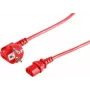 Netkabel rood S/CONN 09-05184 1,8 m CEE7/7 C13 koppeling