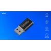 Savio AK-81 videokabel-adapter USB Type-C USB Type-A zwart