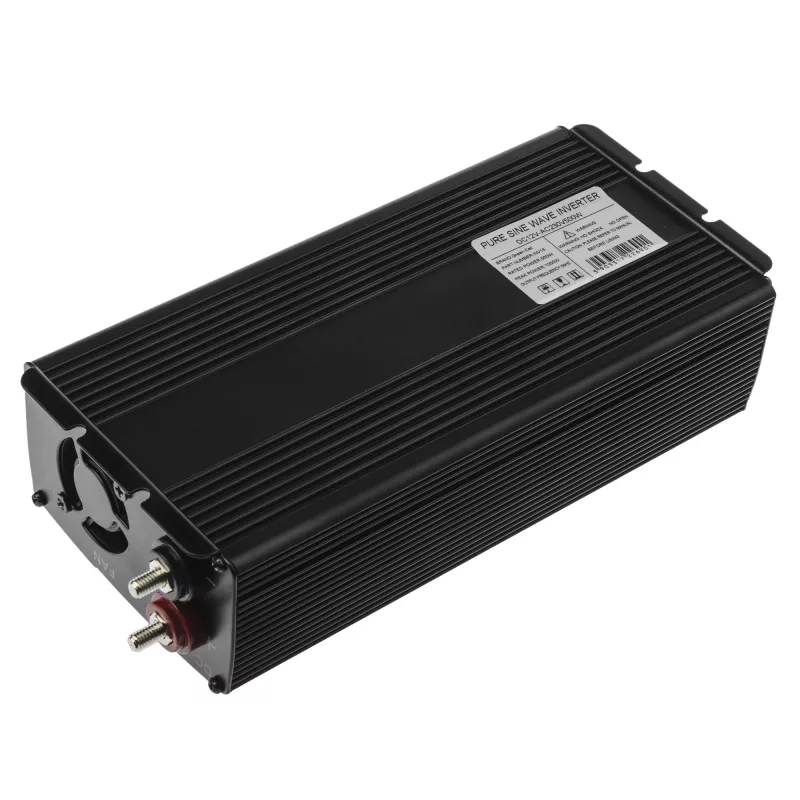 Auto-omvormer Green Cell INV16 500 W DC 12 V naar AC 230 V, 50 Hz, USB-aansluiting, actieve koeling, zwart
