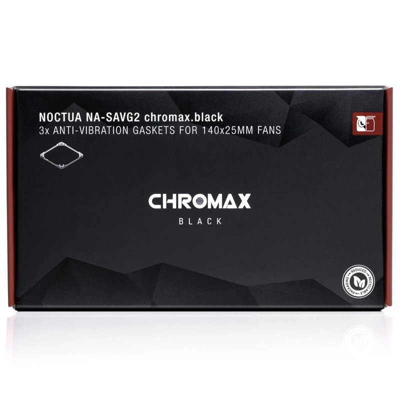 Noctua NA-SAVG2 chromax zwart antivibratieset - zwart (NA-SAVG2 ch.bk)