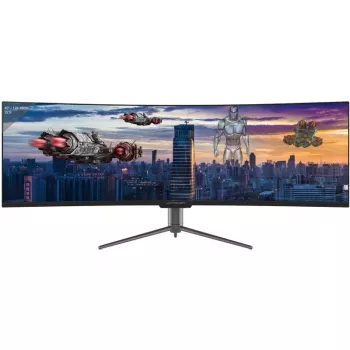 LC-Power LC-M49-DQHD-120-C-Q LED-display 124,5 cm (49 inch) 5120 x 1440 pixel UltraWide Quad HD QLED zwart (LC-M49-DQHD-120-C-Q)