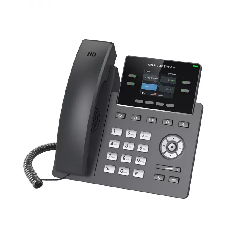 Grandstream Networks GRP2612 IP-telefoon zwart 2 lijnen