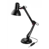 Tafellamp ESPERANZA AVIOR E27 12W LED, zwart, in hoogte verstelbaar, flexibele arm, E27-fitting