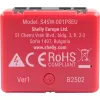 Shelly 1PM Mini Gen4 2-pack — Shelly Wi-Fi smartrelais met vermogensmeting, compacte modulevorm