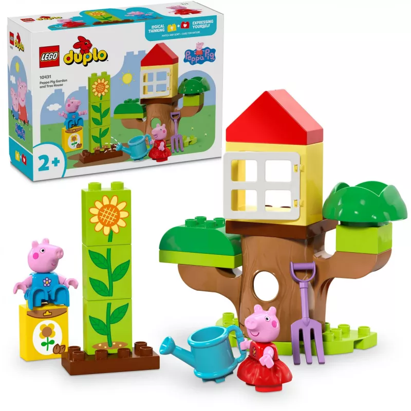 Lego 10431 Duplo Peppa Pig tuin en boomhut speelset