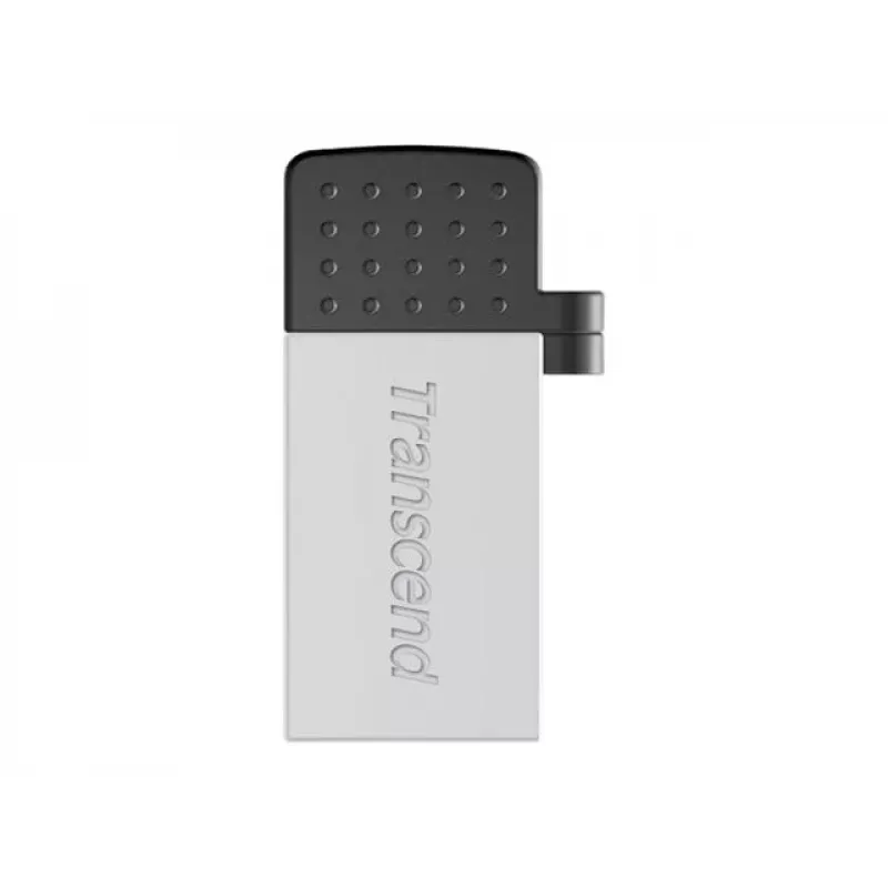 Transcend JetFlash Mobile 380 - USB-flashstation - 16 GB - USB 2.0 - zilver (TS16GJF380S)
