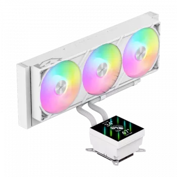 Gamemax CPU-vloeistofkoeler | GLACIER 360 LCD WH | Intel, AMD