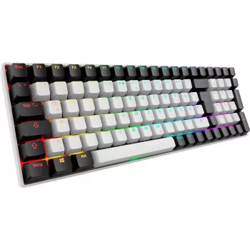 Sharkoon SKILLER SGK50 S2 wit DE-layout Gateron Yellow toetsenbord