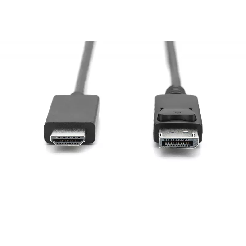 Adapterkabel DisplayPort 1.2 met vergrendeling 4K 60Hz UHD Type DP/HDMI A M/M zwart 2 m