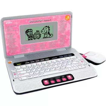 VTech Schulstart Laptop E, 6 jaar, roze VTech Schulstart Laptop E. Aanbevolen minimumleeftijd: 6 jaar, aanbevolen maximumleeftijd: 8 jaar, productkleur: roze