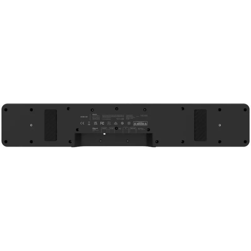 Soundbar KLIPSCH Flexus CORE 100 — 2.1 kanalen, 100 W, ingebouwde subwoofer, grijs/walnoot