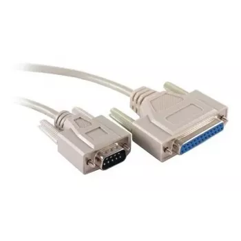 Seriële RS232-kabel ProXtend DB25 stekker naar DB9 bus PX-RS2329M25F 1,8 m