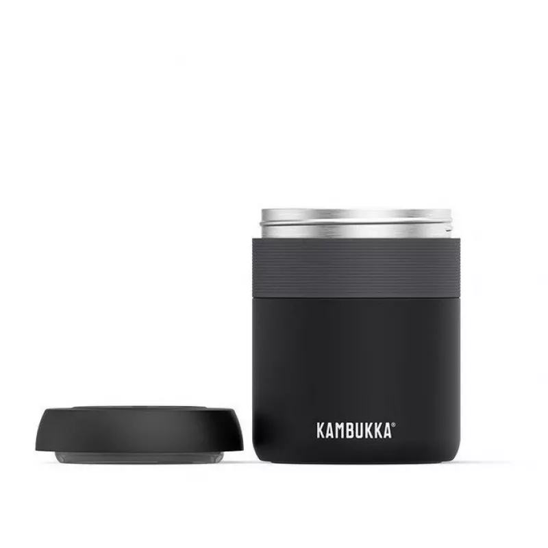 Dinner-thermos Kambukka Bora 600 ml - mat zwart