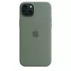 Apple iPhone 15 Plus silicone case met MagSafe - Cypress