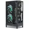 Mini ITX/ATX pc-behuizing ssupd Meshroom D (CS-MRD-BK-1) — compacte zwarte behuizing met mesh-panelen