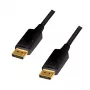 LogiLink DisplayPort AV-verbindingskabel (1x DisplayPort – 1x DisplayPort) 1 m zwart