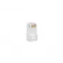 LANBERG RJ-45 kabelverbinder PLU-5000, U/UTP (UTP) afscherming, doorschijnend wit, 100-pack