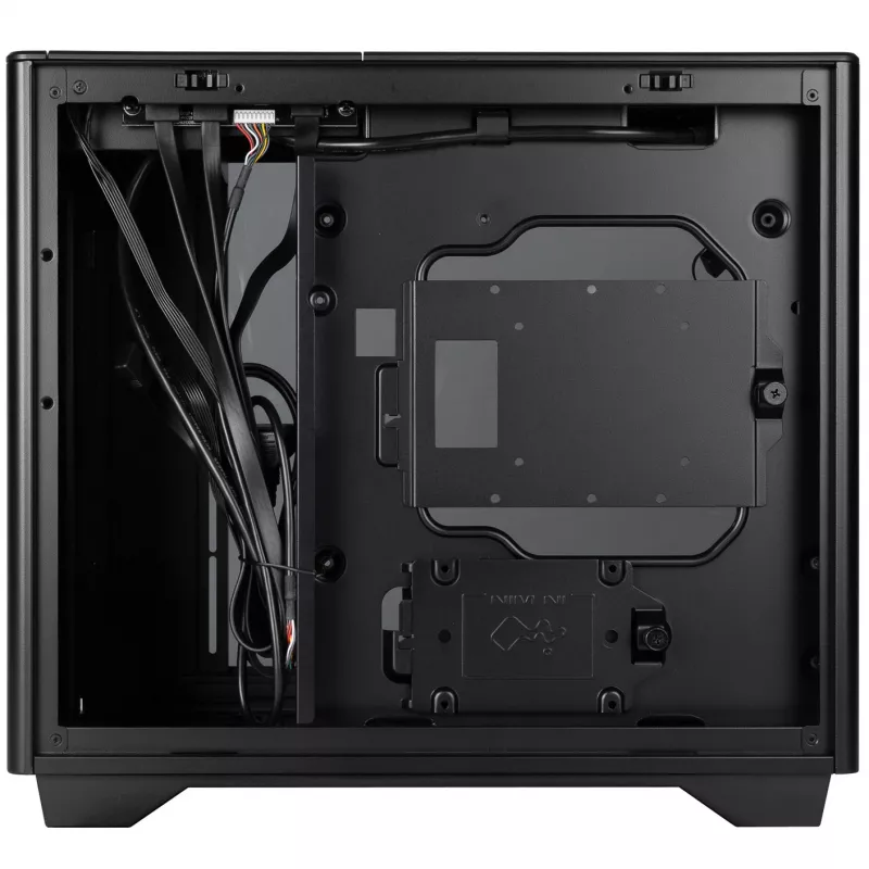 InWin A3 Mini-Tower gehard glas – zwart