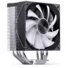 CPU-koeler Jonsbo CA40 zwart ARGB, 120 mm PWM-ventilator, 225 W TDP, zwart