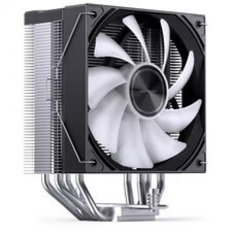 CPU-koeler Jonsbo CA40 zwart ARGB, 120 mm PWM-ventilator, 225 W TDP, zwart