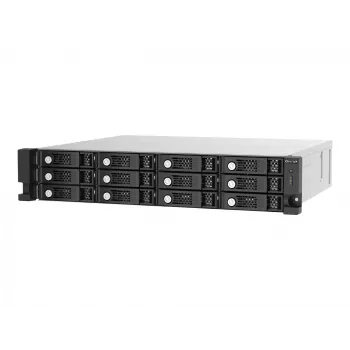QNAP TL-R1220Sep-RP HDD/SSD-behuizing zwart, grijs 2,5/3,5 inch