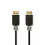 Nedis CCBW37014AT20. Kabellengte: 2 m, aansluiting 1: DisplayPort, aansluiting 2: DisplayPort. Hoeveelheid per verpakking: 1 stuk, verpakkingsbreedte: 225 mm, Ve
