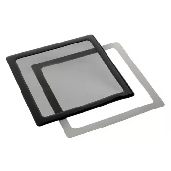 DEMCiflex stoffilter 140 mm, vierkant – zwart/zwart