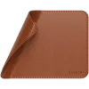 Satechi Premium muismat – muismat van veganistisch leer (bruin)