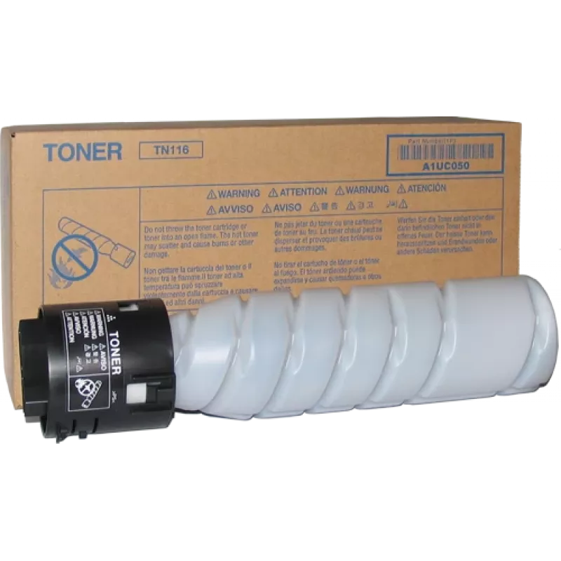 Toner Konica Minolta A1UC050 TN116 dubbelpack 6000 pagina's zwart