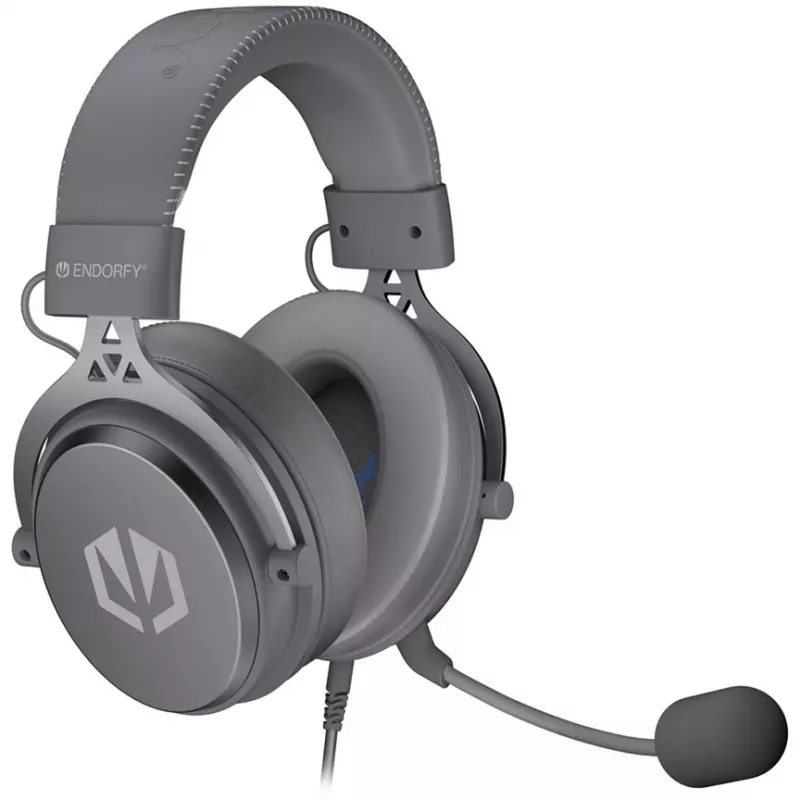 VIRO Plus USB Alt Gray, gaming-headset donkergrijs, USB-A, 3,5-mm-jack, 7.1-USB-soundcard