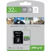 MicroSDHC-kaart PNY Elite 32 GB Class 10 UHS-I P-SDU32GU185GW-GE