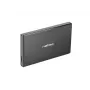 NATEC RHINO GO behuizing USB 3.0 voor 2,5'' SATA HDD/SSD, zwart aluminium