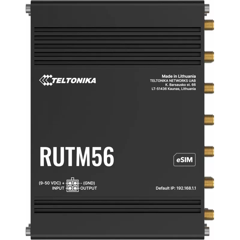 Teltonika RUTM56 5G-router met dubbele modem, RUTM56000000