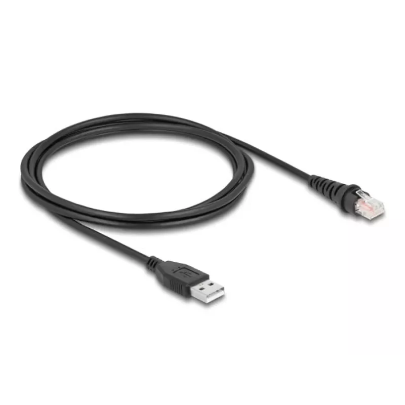 DeLOCK RJ50 naar USB 2.0 Type-A barcodescanner-kabel 2 m