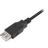 USB-kabel Sharkoon USB 2.0 0,5 m zwart