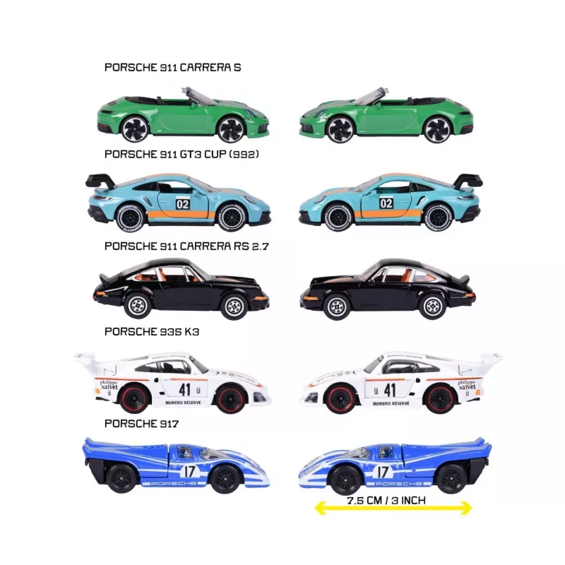 Voertuig Porsche 5-delige geschenkset