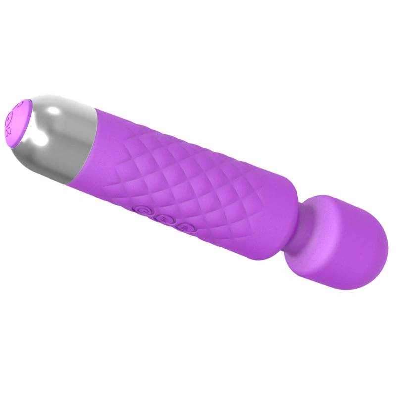 Clitoris-massageapparaat Erolab Wand-M paars oplaadbaar waterdicht